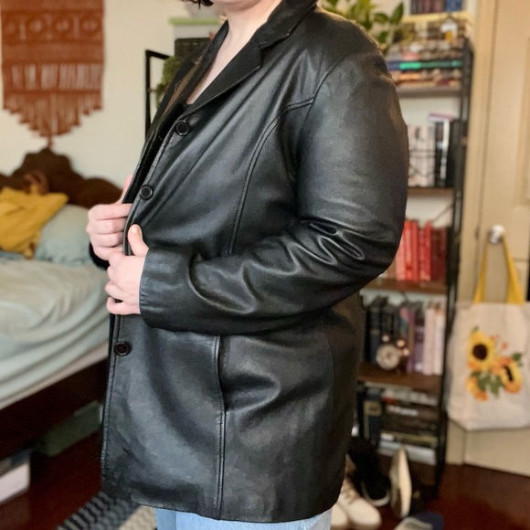 Women’s Genuine Leather Jacket | Modern Essentials XL - Picture 3 of 5